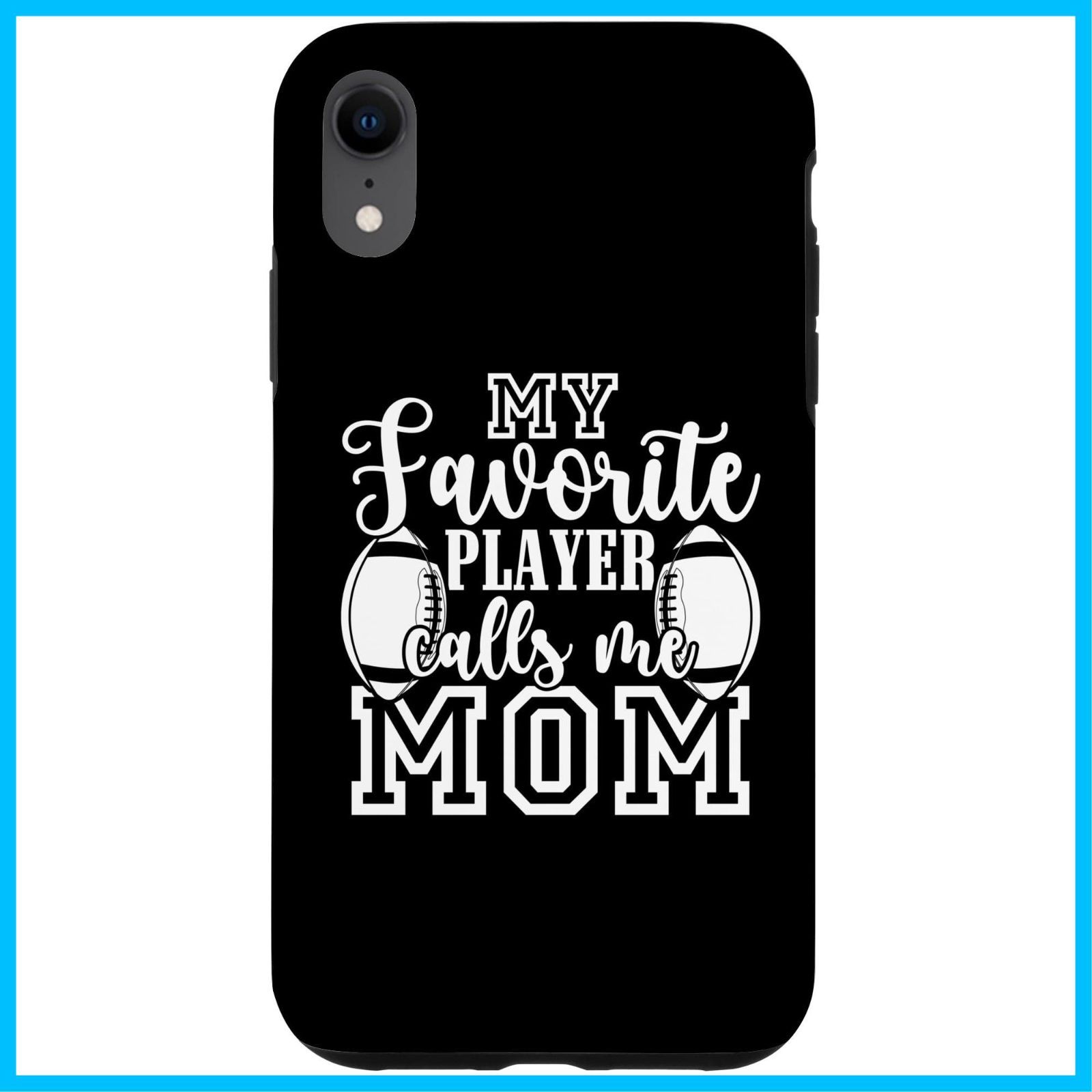 【在庫処分】大好きなプレイヤーが「グリッドアイロン」のテールゲートでママを呼んで「応援してくれ」 スマホケース XR iPhone