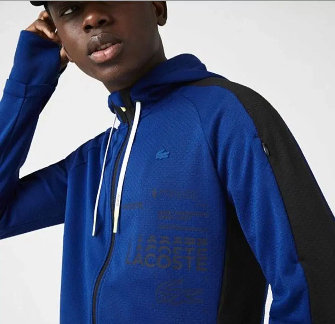 LACOSTE ラコステ メンズ ゴム フード ジップアップ