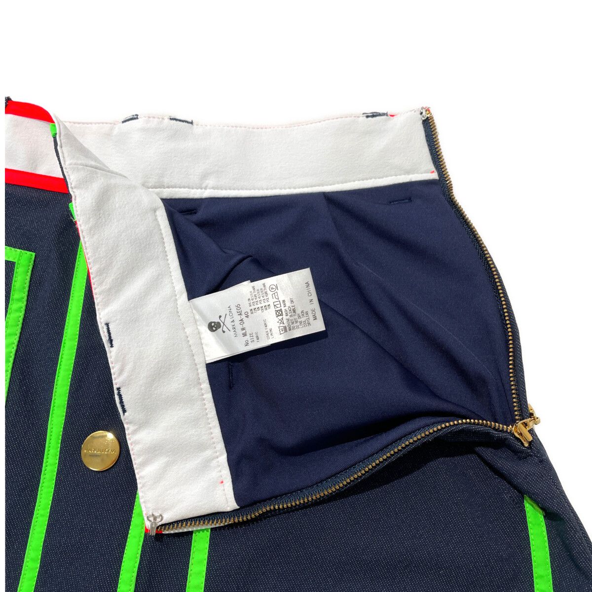 中古 レディース マークアンドロナ MARK&LONA スカート 40(L) 紺系