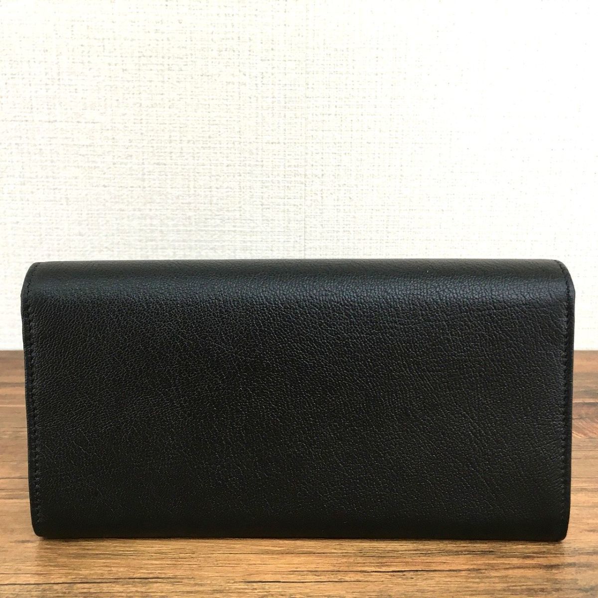 黒 桜古典 未使用品 Saint Laurent 長財布 YSL 黒 サンローラン 411