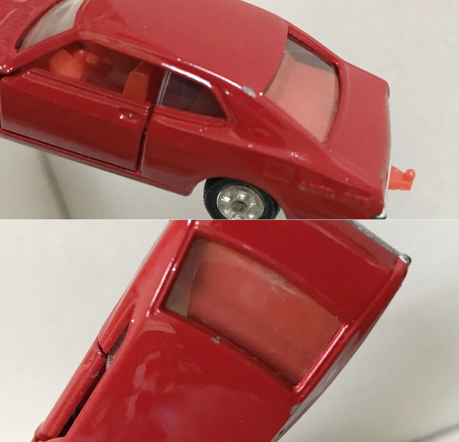 35. 1/63 №74 日産 ローレル 赤 日本製トミカ (本体のみ箱無)【併売品