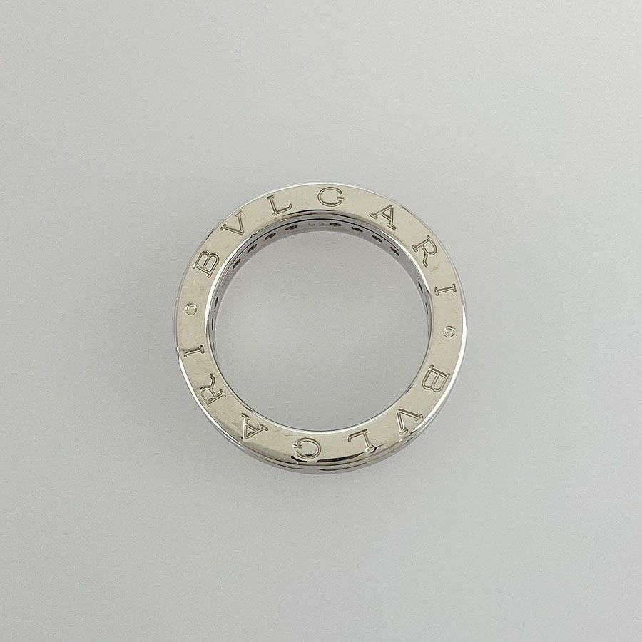 ブルガリ BVLGARI B-zero1 ビーゼロワン リング K18WG ブルートパーズ