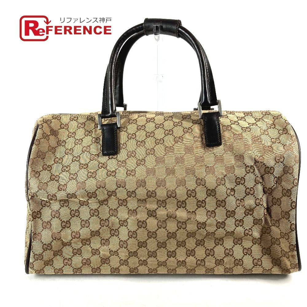 【美品】GUCCI グッチ　ボストン　GGキャンバス　レザー　ビジネスバッグ GUCCI - グッチ GUCCI ボストンバッグ バッグ キャンバス レザー