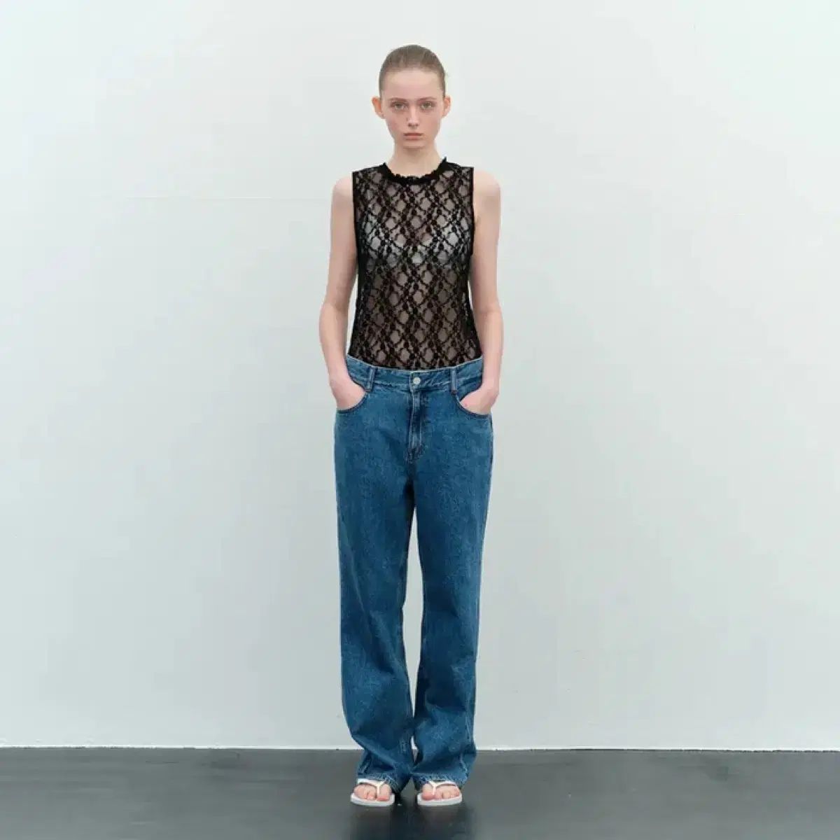ポニーテール Born BELLA Loose ー fit Jeans