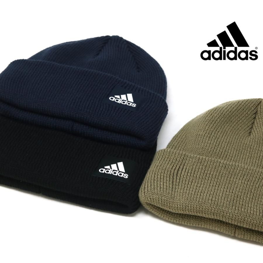 adidas ニット帽 軽量 ニットワッチ メンズ 肉厚 温かい お手入れ簡単 洗濯機洗いOK 折り返しニット アディダス ロゴ ニットキャップ メンズ 秋冬 スポーツ 柔らかい 人気【MB】