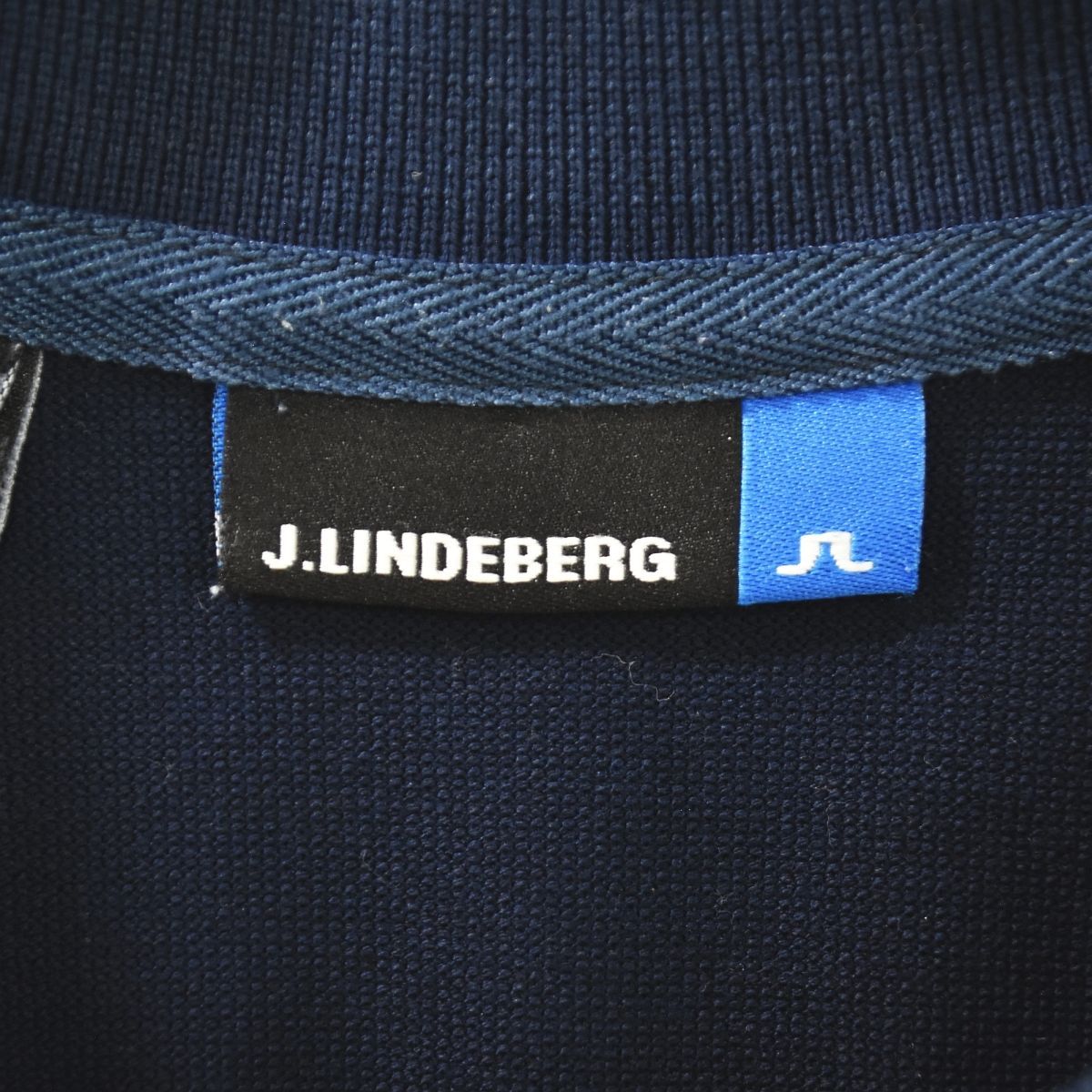 チュニジア製 ジェイリンドバーグ J.LINDEBERG 刺繍ロゴ 半袖