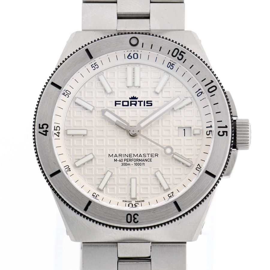 フォルティス | FORTIS マリンマスター M-40 F8120010 ホワイト 自動巻き 商品番号 A-157957