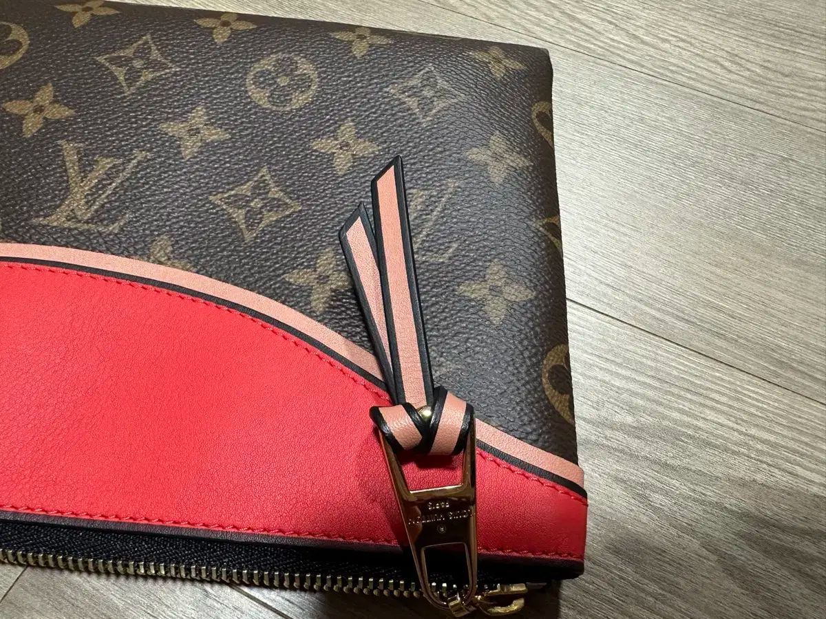 Louis Vuitton ルイヴィトン モノグラム 赤 ポーチ ポシェット チュイルリー クラッチバッグ