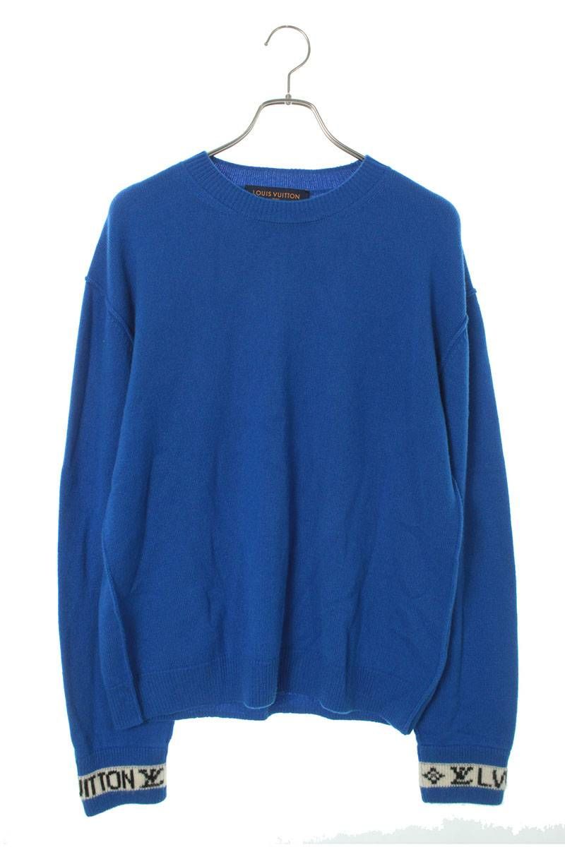 ルイヴィトン 21AW RM212 GJ9 HLN82W LVカフスカシミヤクルーネック