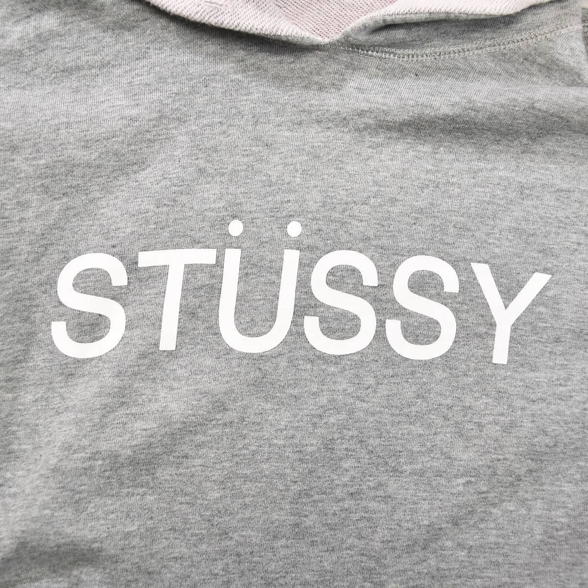 美品】 ステューシー STUSSY 半袖 スウェット パーカー フーディー 