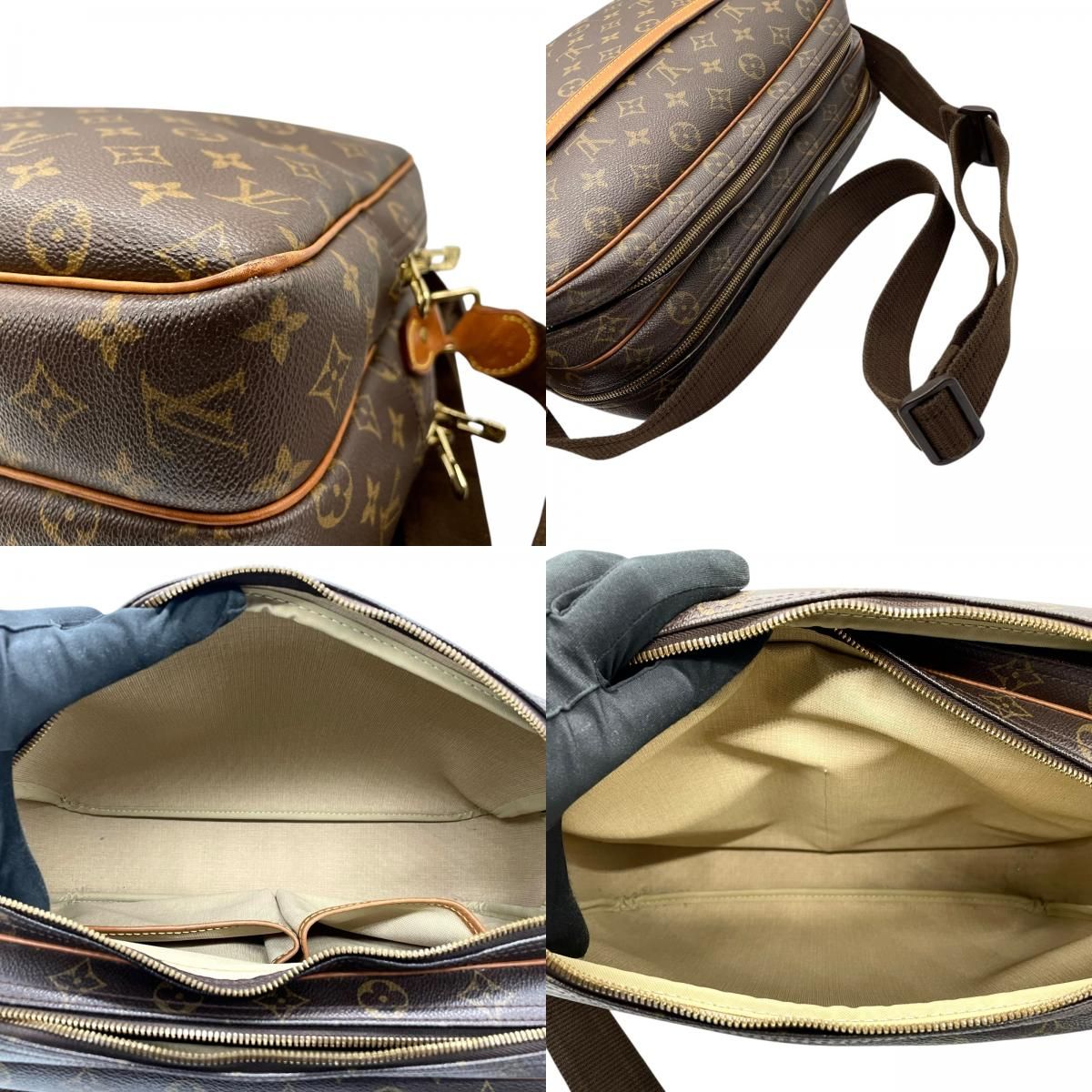 Louis Vuitton メッセンジャーバッグ ブラウン/イエロー 楽天市場】LOUIS VUITTON ルイ ヴィトン モノグラム ポシェット マスク