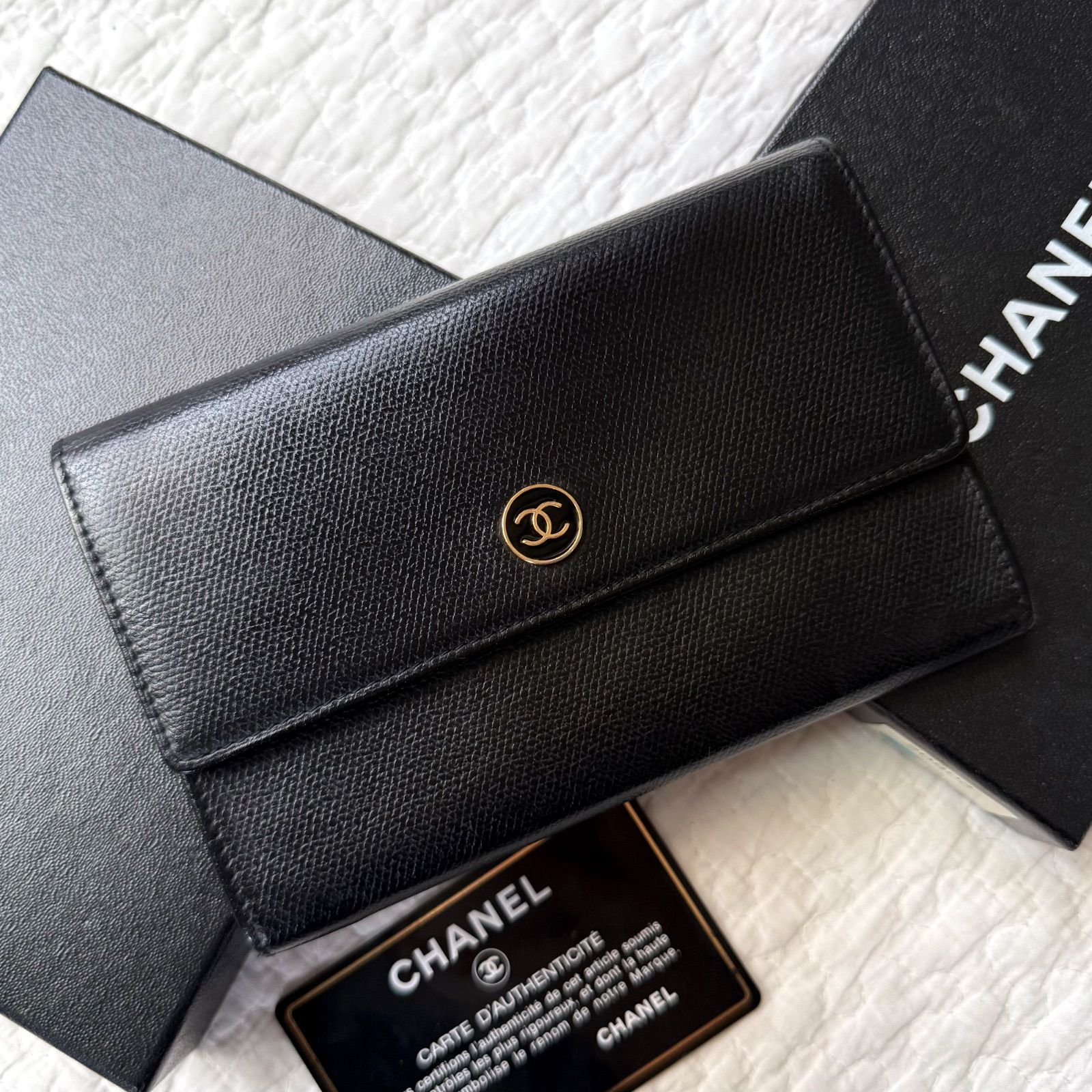 CHANEL シャネル ココマーク コインケース ブラック キャビア