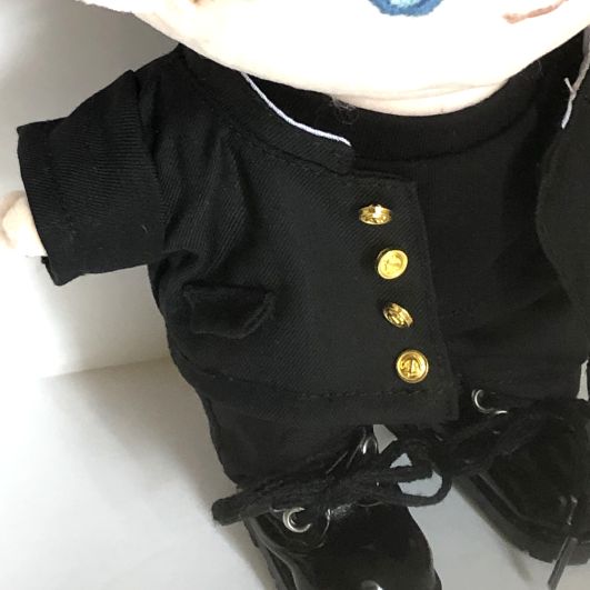 20cmぬいぐるみ用】レトロな学ラン3点セット dr-144 ぬい服