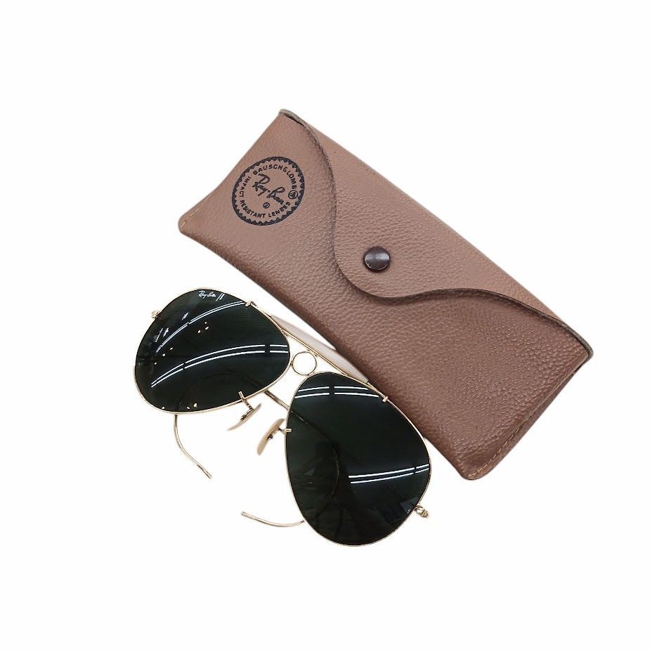 Ray-Ban レイバン アビエーター　サングラス　ボシュロム　ブラウン Ray-Ban レイバン アビエーター サングラス 良好 ゴールドカラー