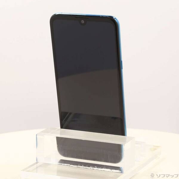 中古品〕 LG K50 32GB スペースブルー SBLGK50 SoftBank【269