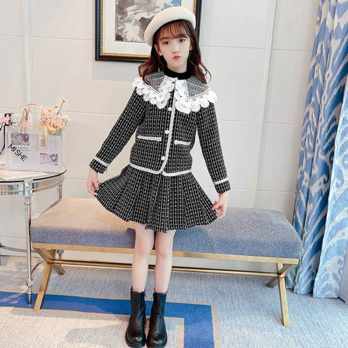 卒服　ガールズ6点セット 卒業式 スーツ 女の子 6点セット 入学式 ベスト付 学校制服 JK