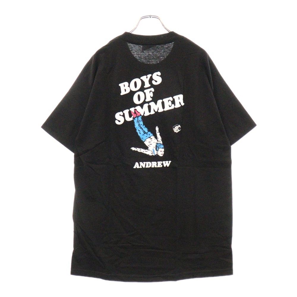 BOYS OF SUMMER (ボーイズオブサマー) バックプリント クルーネック 半袖Tシャツ カットソー ブラック