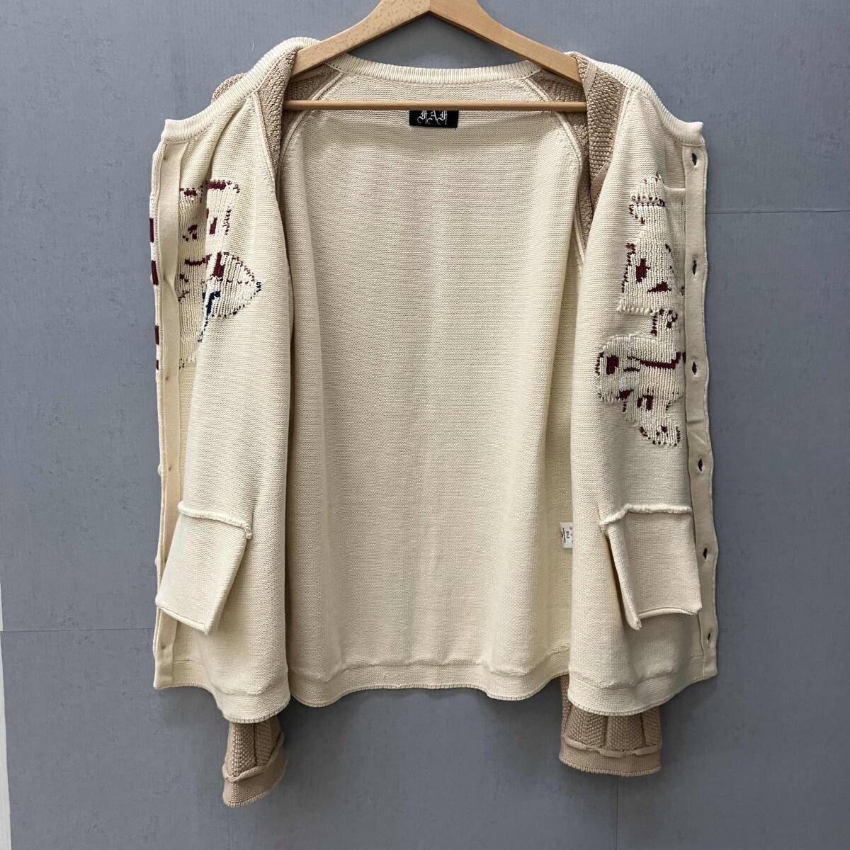 FAKE AS FLOWERS フェイクアスフラワーズ ANGEL RAGLAN KNIT CARDIGAN 