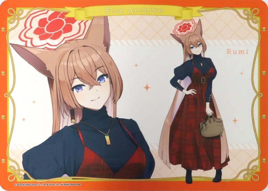 パーティを彩るご馳走や 朱城ルミ 中古】雑貨 ラバーマット ～先生と 「ブルーアーカイブ その他