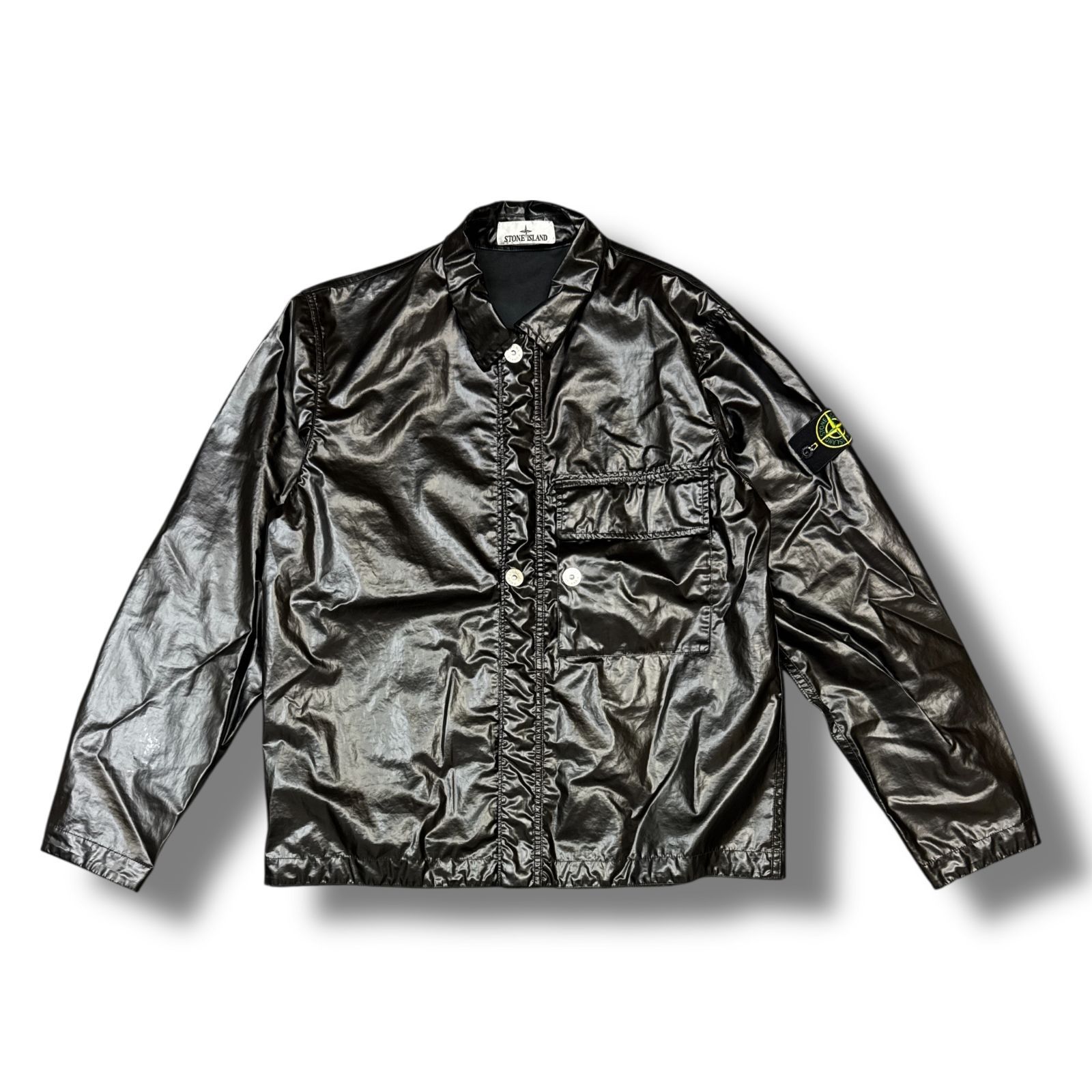 国内正規 STONE ISLAND 25SS MUSSOLA コーティングジャケット ブルゾン 