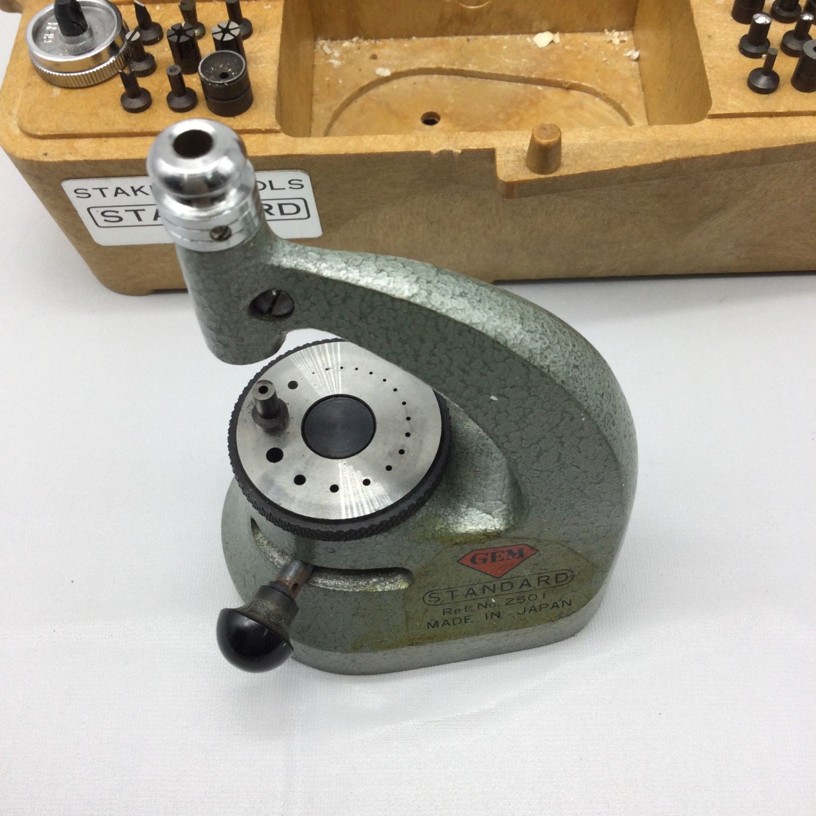 2297 GEM ポンス台 タガネセット Ref.NO.2501 時計工具 時計修理