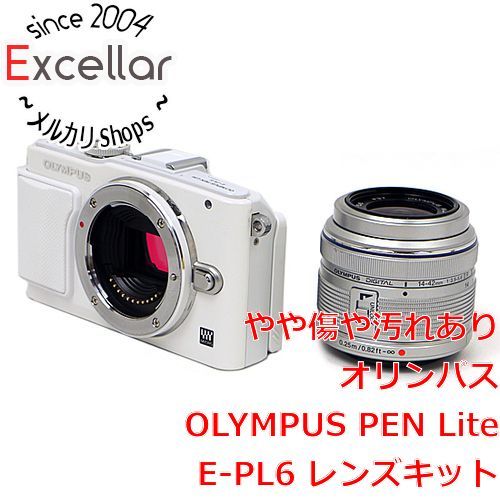 bn:15] OLYMPUS マイクロ一眼 E-PL6 レンズキット WHT - メルカリ