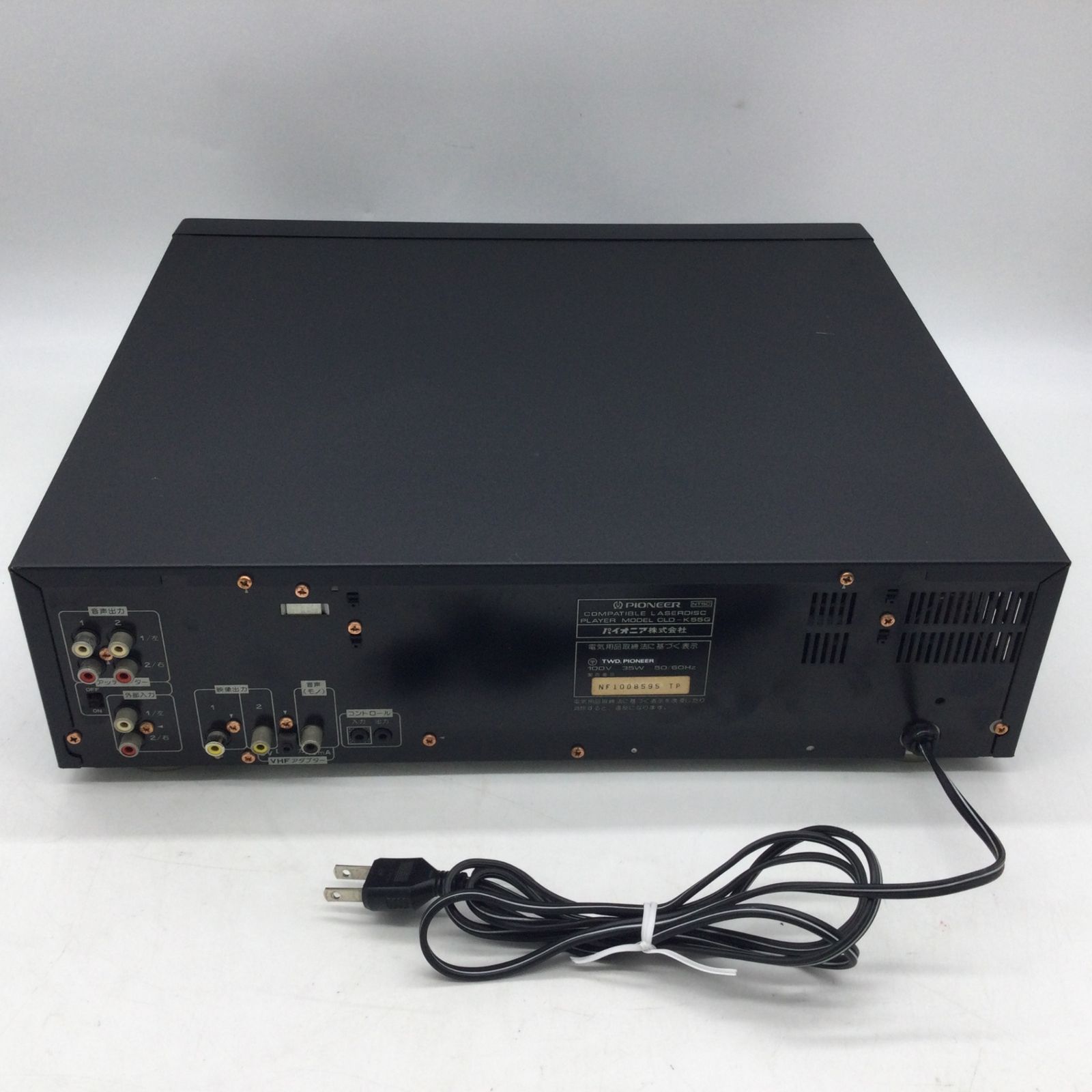 10097 売れ筋 【通電確認済み】PIONEER パイオニア LDプレイヤー CLD