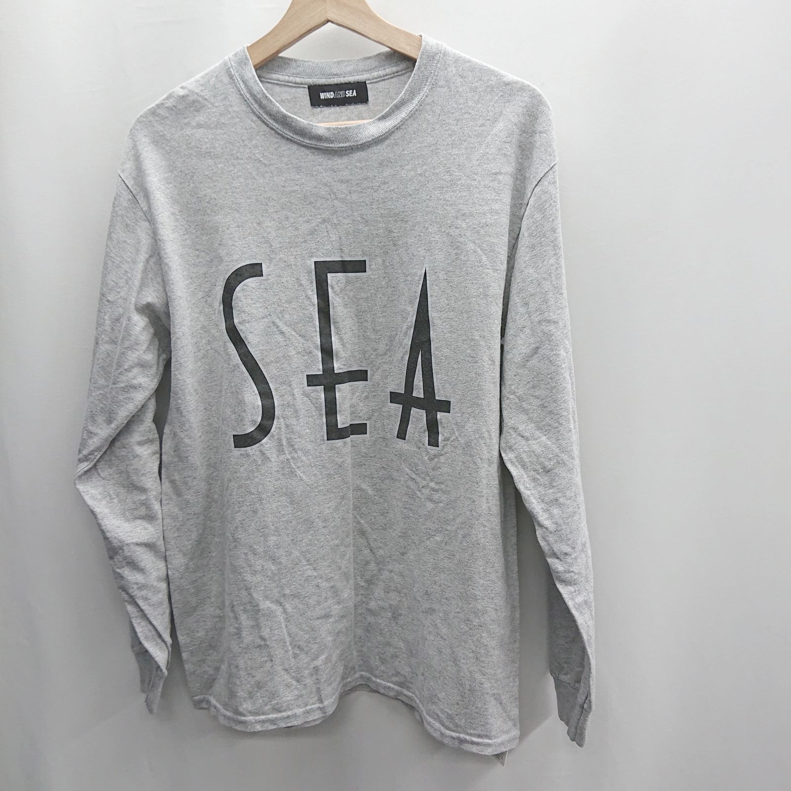 ◇ ⊂ Φ WIND AND SEA ウィンダンシー 長袖 ロンT サイズM グレー 