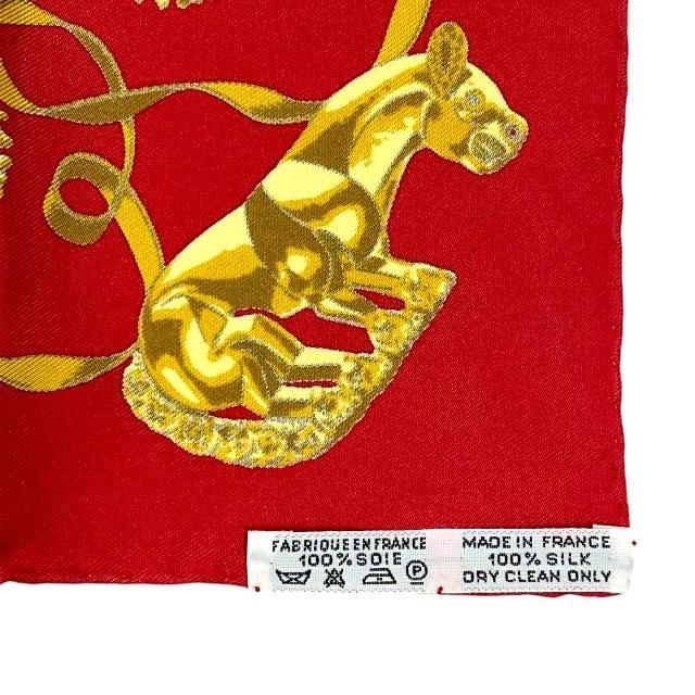 HERMES エルメス カレ40 ハンカチ スカーフ プチカレ LES