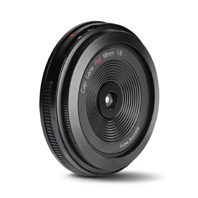 未開梱 FUNLEADER ボディキャップレンズ 富士フイルムXマウント ブラック CAPLENS Pro 18mm f 8 FL188X Pro