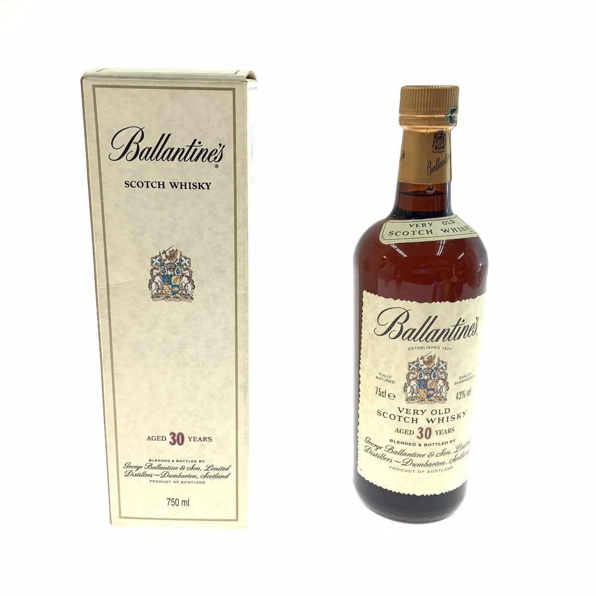 〇〇 北海道内 発送 Ballantine s バランタイン 30年 VERY OLD スコッチ ウィスキー 750ml 43% 未開栓
