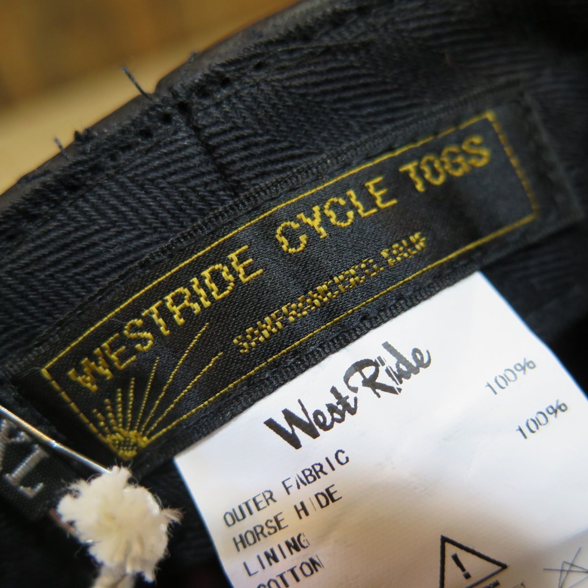 ウエストライド】 ホースハイドレザー キャスケット WEST RIDE