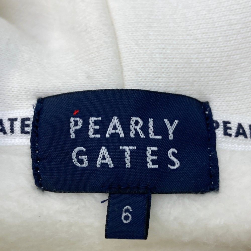 サイズ：6 PEARLY GATES パーリーゲイツ 裏起毛 スウェット
