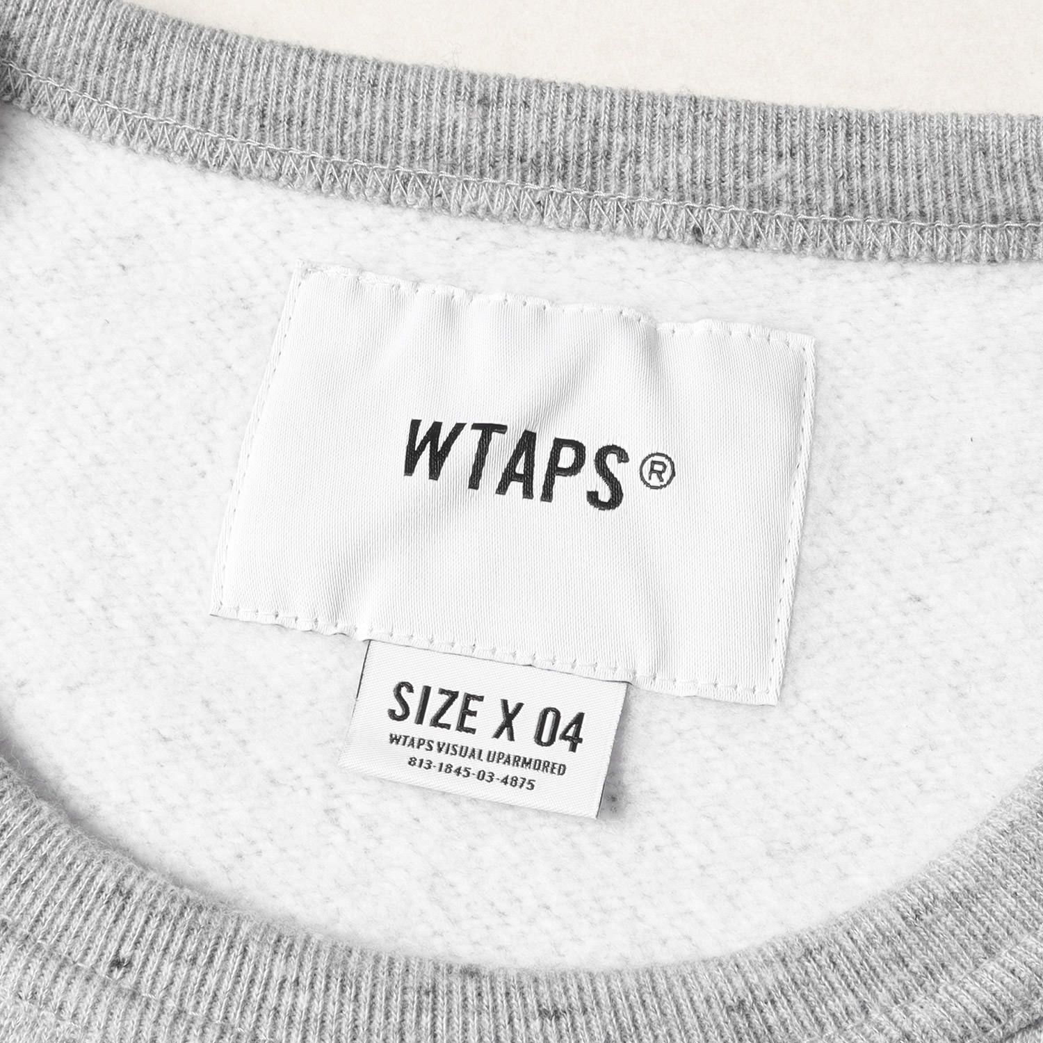 WTAPS ダブルタップス スウェット ブランドロゴ クルーネック