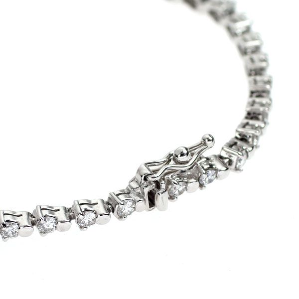 Pt850 ダイヤモンド ブレスレット 2.00ct テニス - メルカリ