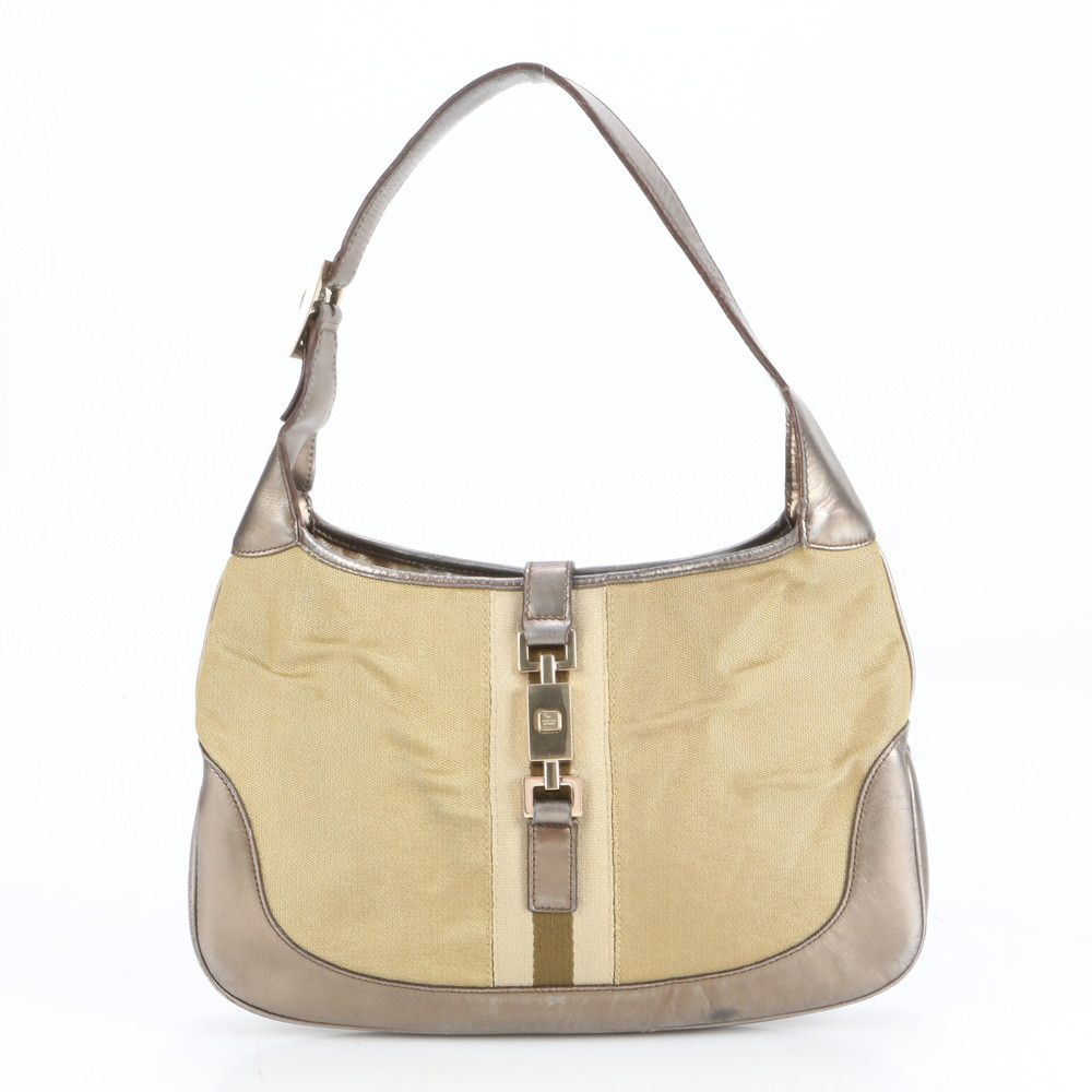 美品 グッチ ジャッキー レザー ショルダーバッグ 肩掛け ワン  