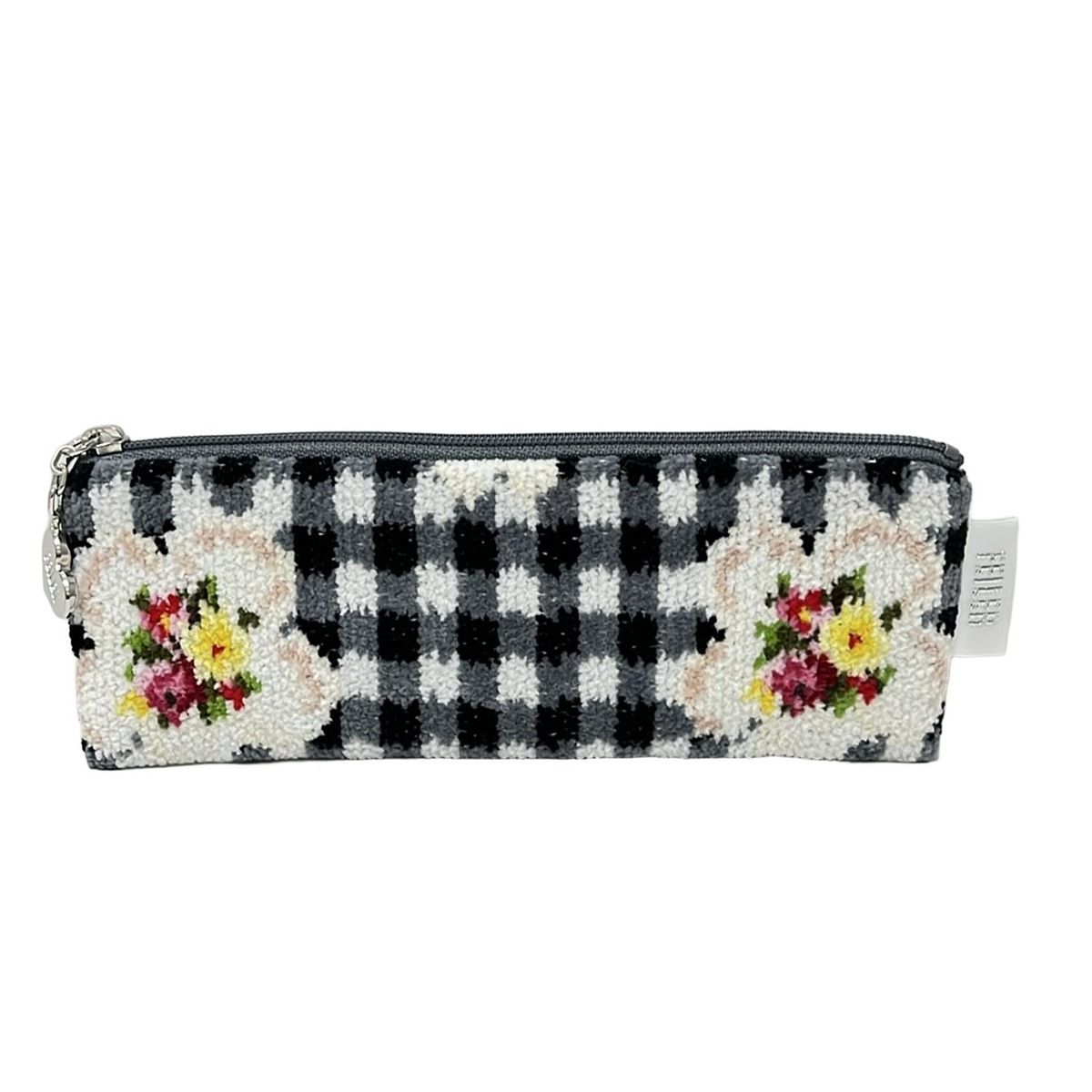 美品 フェイラー マルチケース グレー 花柄 レディース
