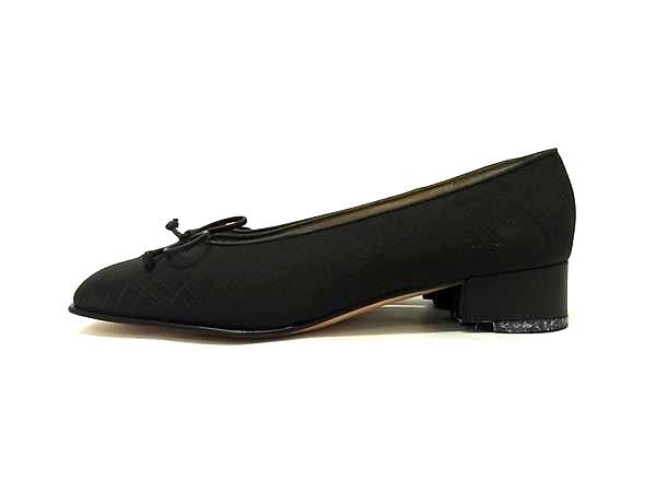 Salvatore Ferragamo フェラガモ ナイロン ヒール パンプス