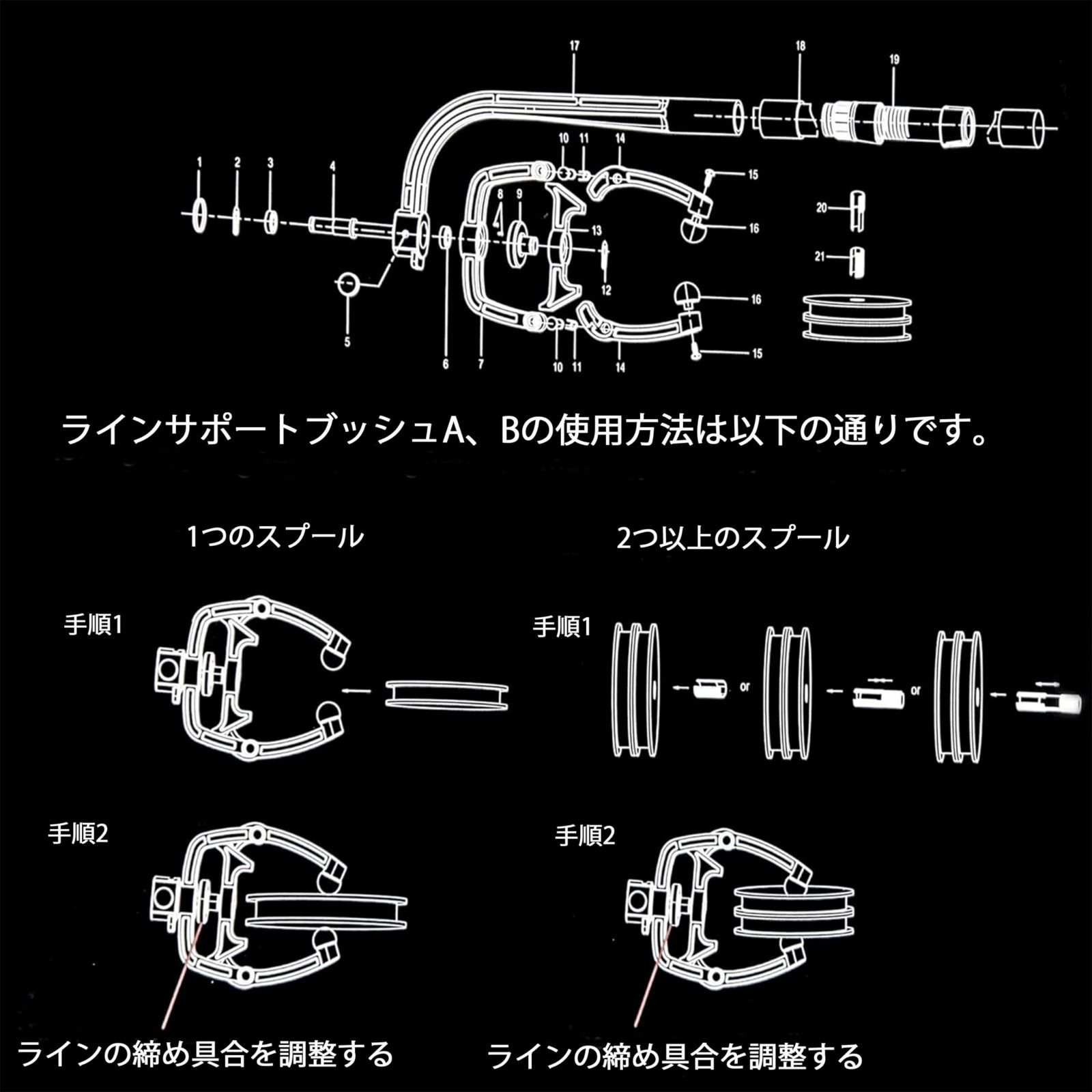 SHADDOCK 糸巻き機 釣りライン巻 釣り糸 リール巻き取り機 一人で楽々 ライン交換 超軽量 1秒取付け完成 - メルカリ