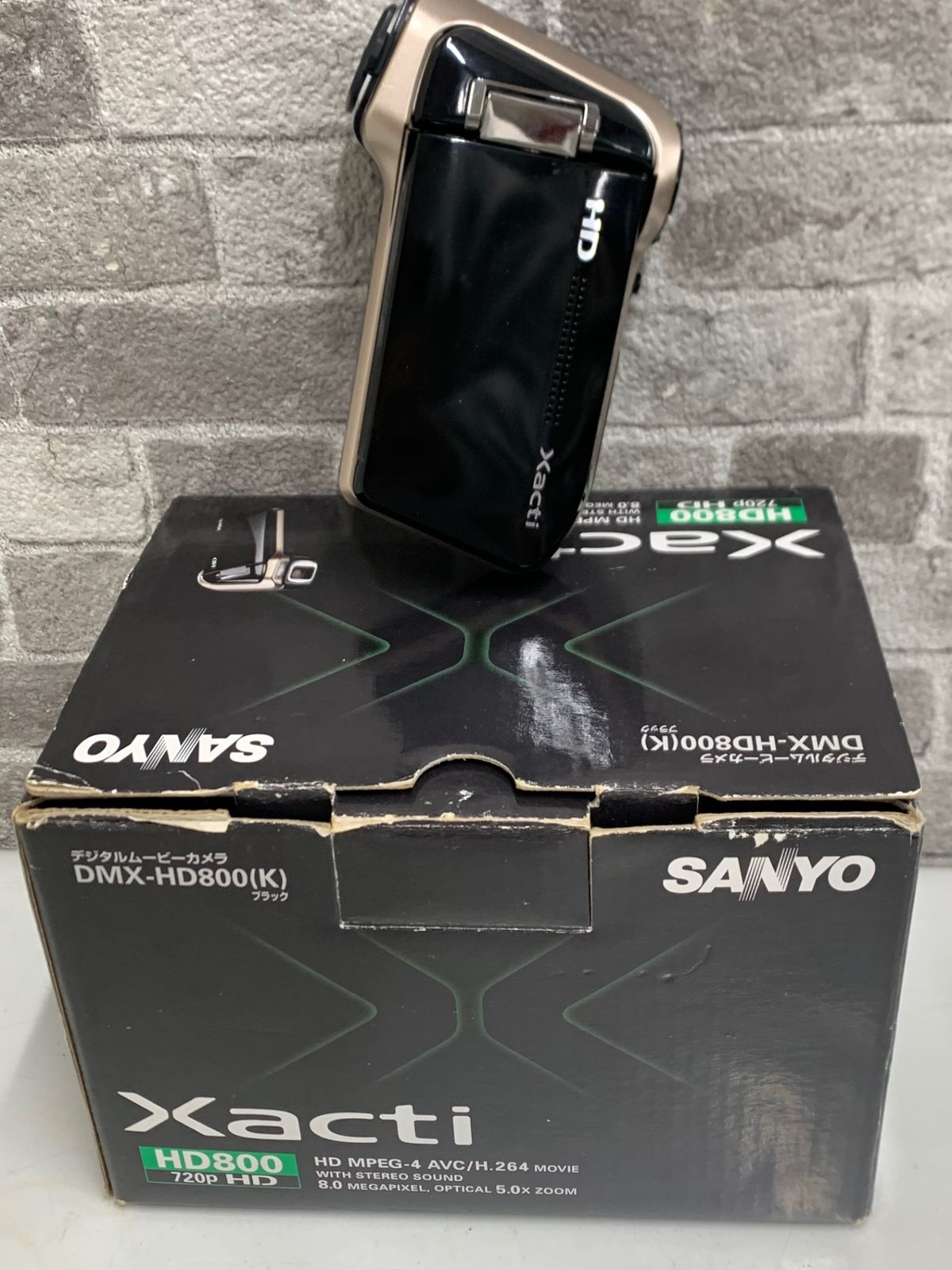 SANYO サンヨー ハイビジョン デジタルムービーカメラ Xacti ザクティ DMX HD 800 ブラック