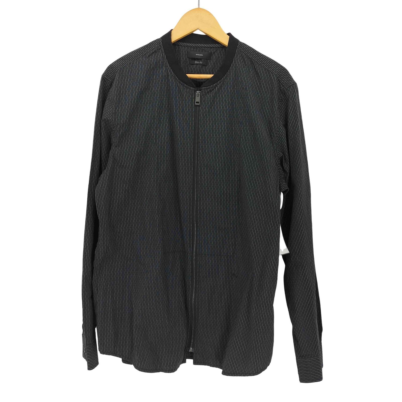 ディーゼル DIESEL SLIM-FIT 総柄 ジップアップ シャツ ジャケット メンズ 表記無 