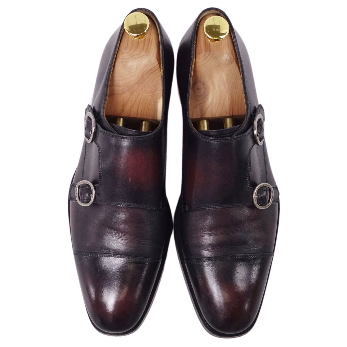 Berluti ダブルモンクストラップシューズ ベルルッティ Berluti レザーシューズ ダブルモンクストラップ