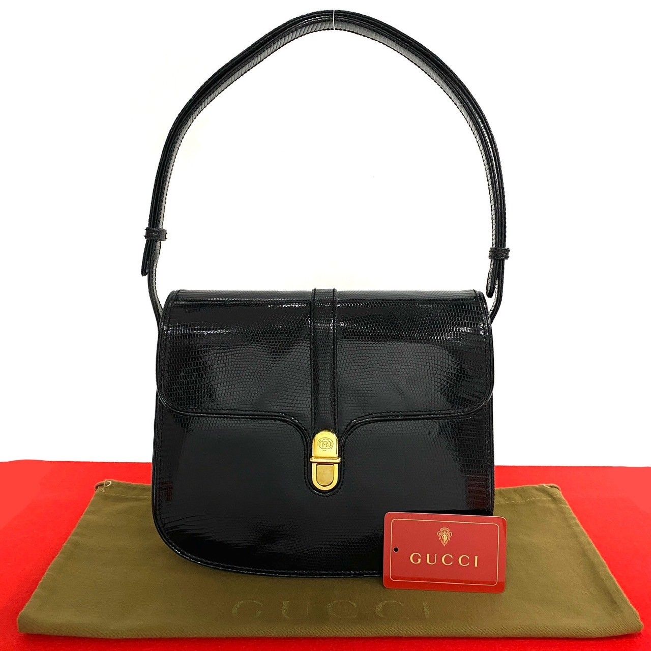 1円 GUCCI グッチ オールドグッチ ヴィンテージ シェリーライン GG柄