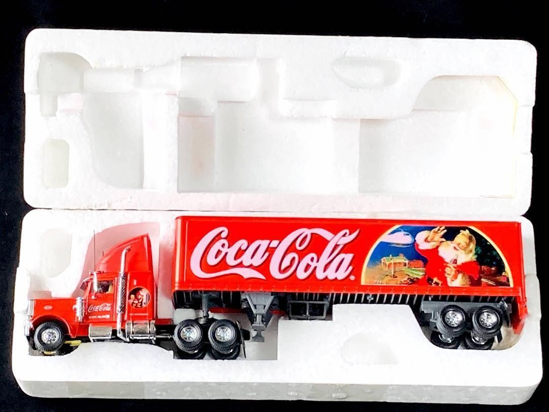 値下中 コカコーラ マッチボックストラック トレーラー メタル製