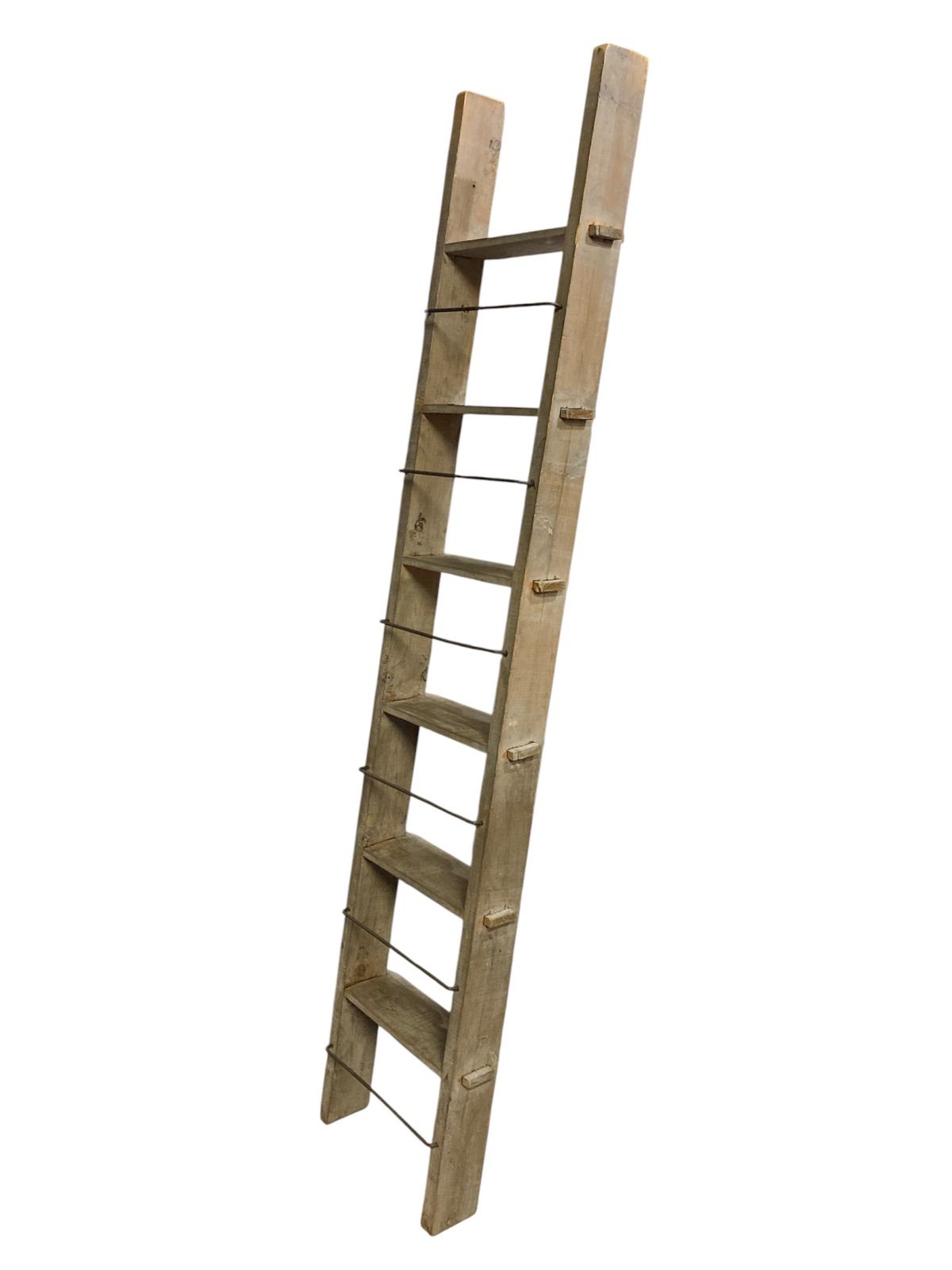 美品 ブックシェルフ アンティークシダー ラダー 高さ約168cm 幅約33cm
