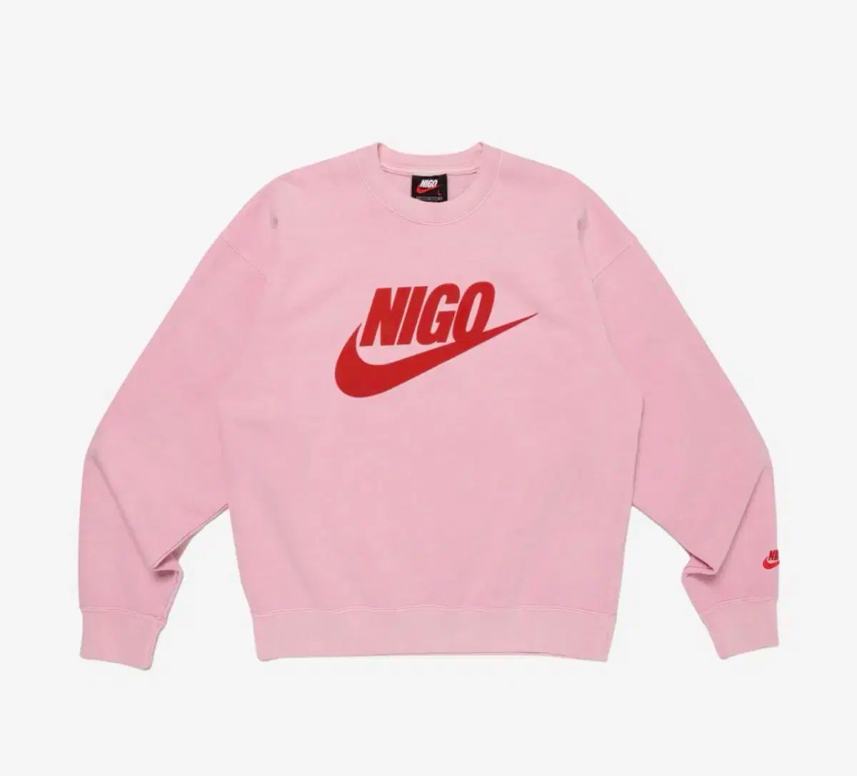 Nike ナイキ NIGO ニゴー クルーネック ピンク L