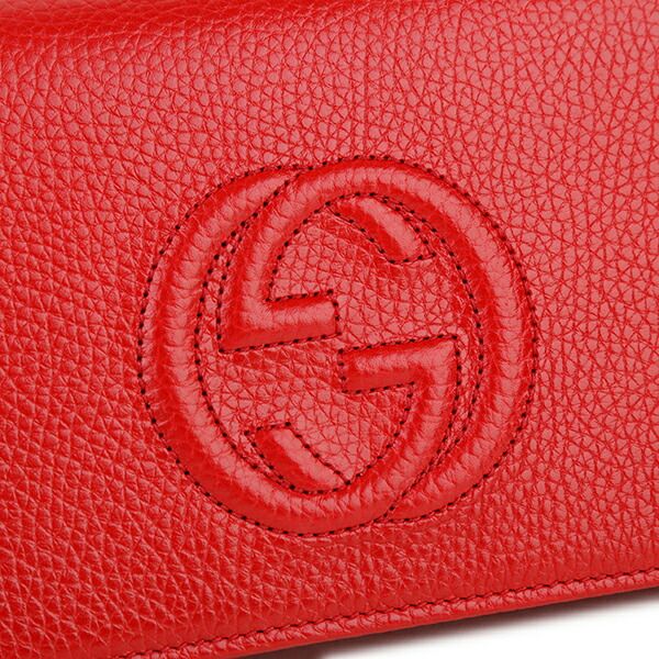 新品 グッチ GUCCI ショルダーバッグ ソーホー レッド - メルカリ