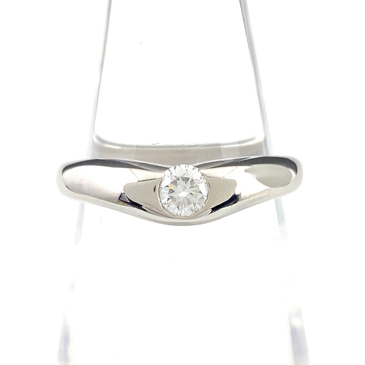 TIFFANY&Co.ティファニー ペレッティ バンドリング 1Pダイヤプラチナ