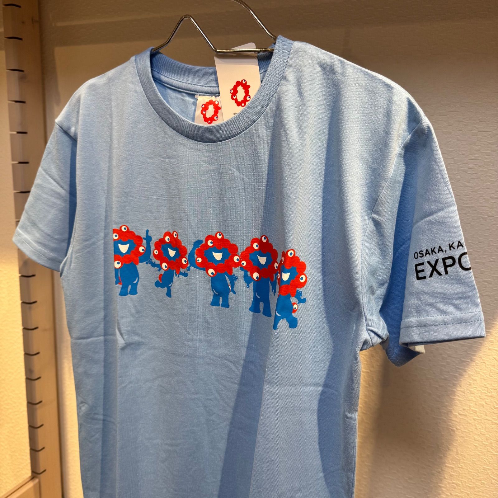 EXPO2025 ミャクミャク キッズTシャツ [120サイズ][160サイズ] EXPO2025 ミャクミャク キッズTシャツ 前後大プリント クリーム