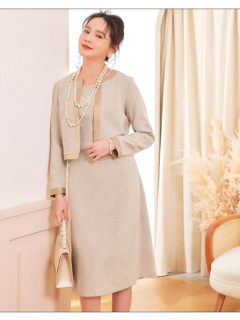 サガミンク 毛皮コート ファーコート ミドル丈 ミンク ブラウン M〜L